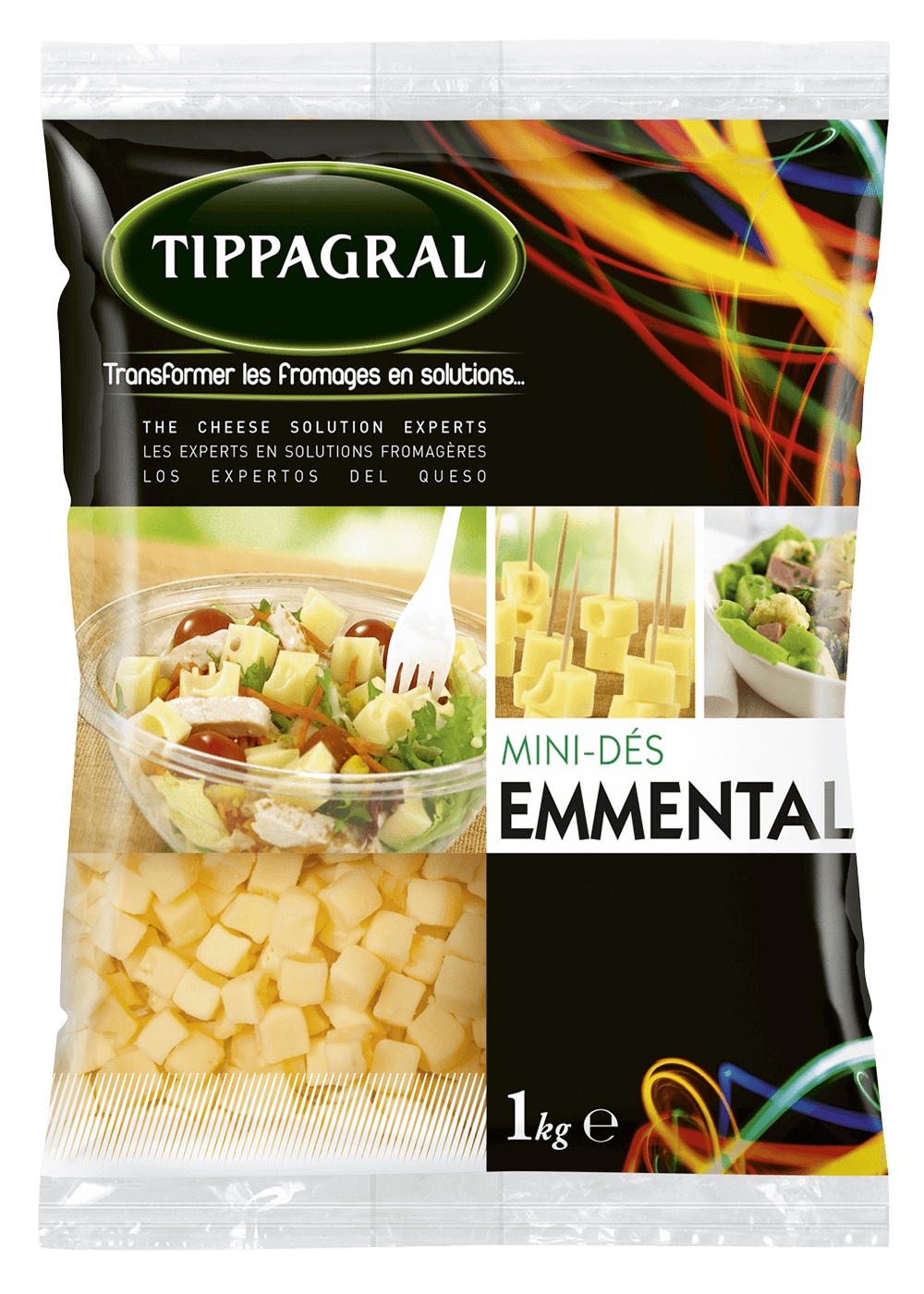 Tippagral Cubes Emmental cubes de fromage apéro
