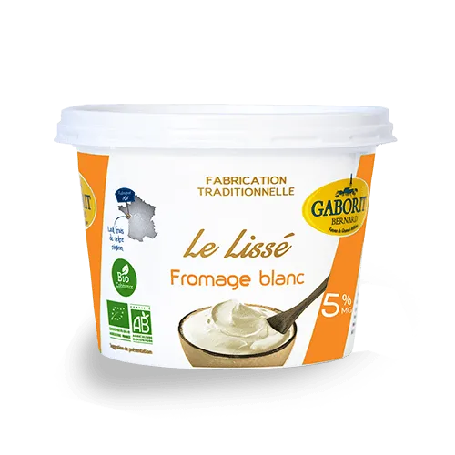 Maison Bernard Gaborit Fromage Blanc Bio Vache Nature 5% MG
