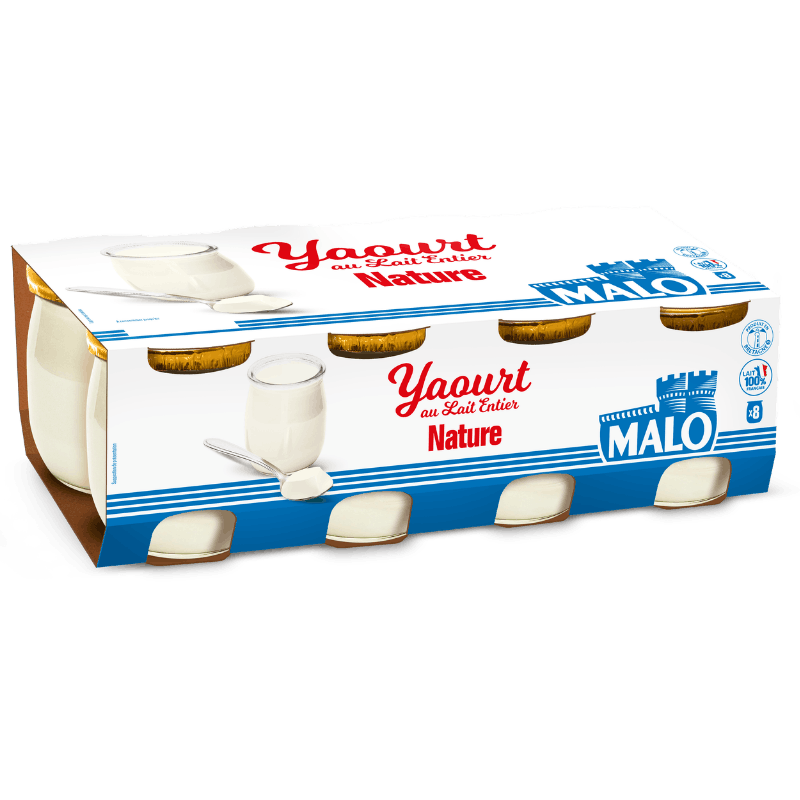 Malo Les Yaourts Yaourt Nature au lait entier