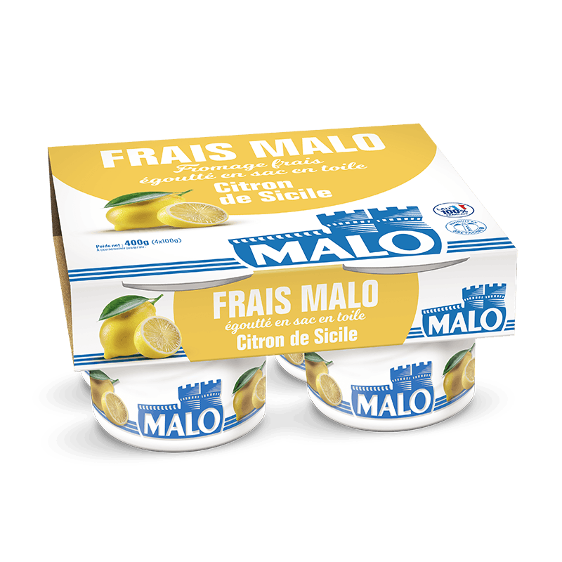 Malo Fromages Frais fromage frais citron Sicile