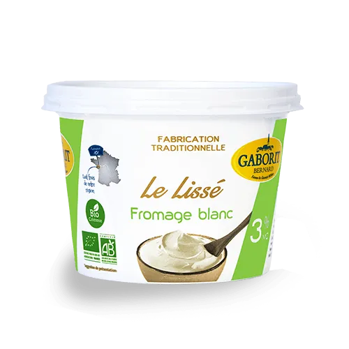 Maison Bernard Gaborit Fromage blanc bio lissé 3% - fromage onctueux