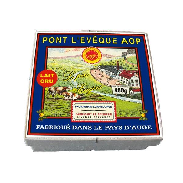 Graindorge Pont-l'Evêque AOP P.Eugène fromage 400g lait cru
