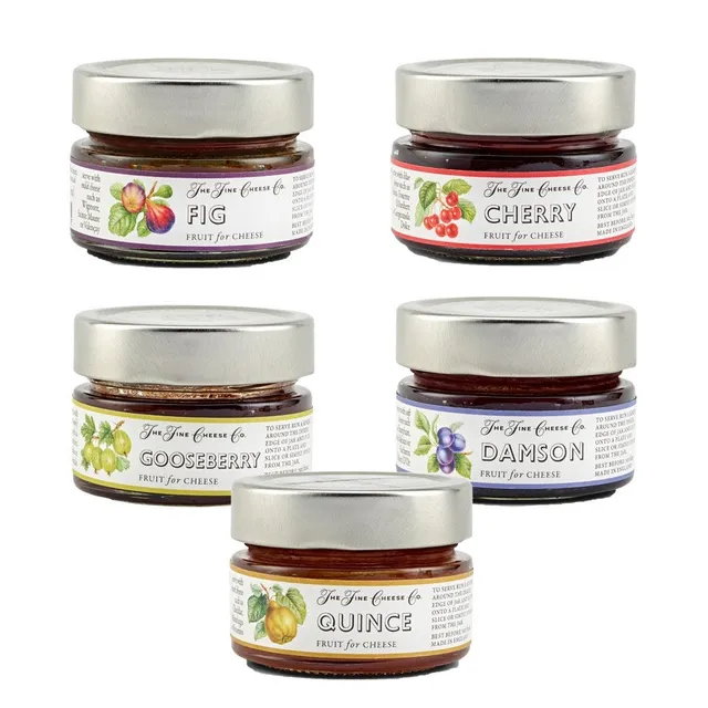 The Fine Cheese Co. Fruits for Cheese confit lot de 5