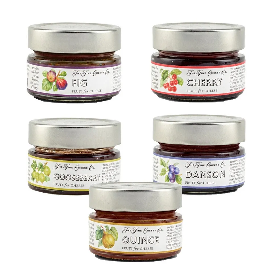 The Fine Cheese Co. Fruits for Cheese confit lot de 5