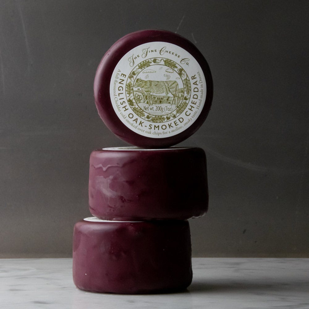 The Fine Cheese Co. Cheddar Fumé au Chêne 200g Affiné