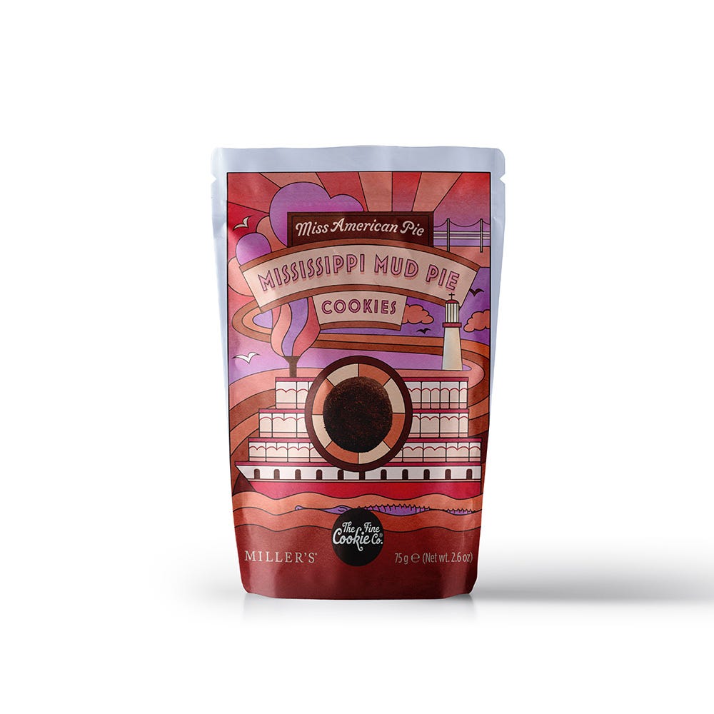The Fine Cheese Co. Miss American Pie biscuit chocolat Mississippi 75g