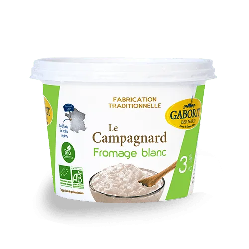 Maison Bernard Gaborit Campagnard fromage blanc bio 3% 500g