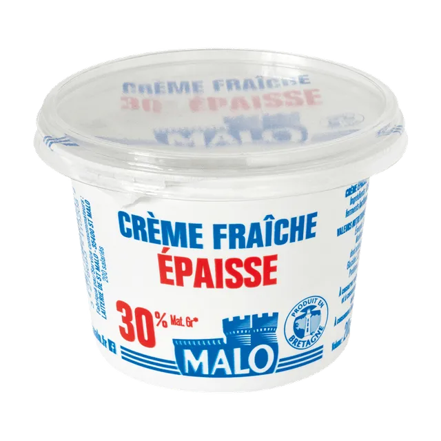 Malo Les Crèmes fraîches Épaisse 30% MG crème fraîche