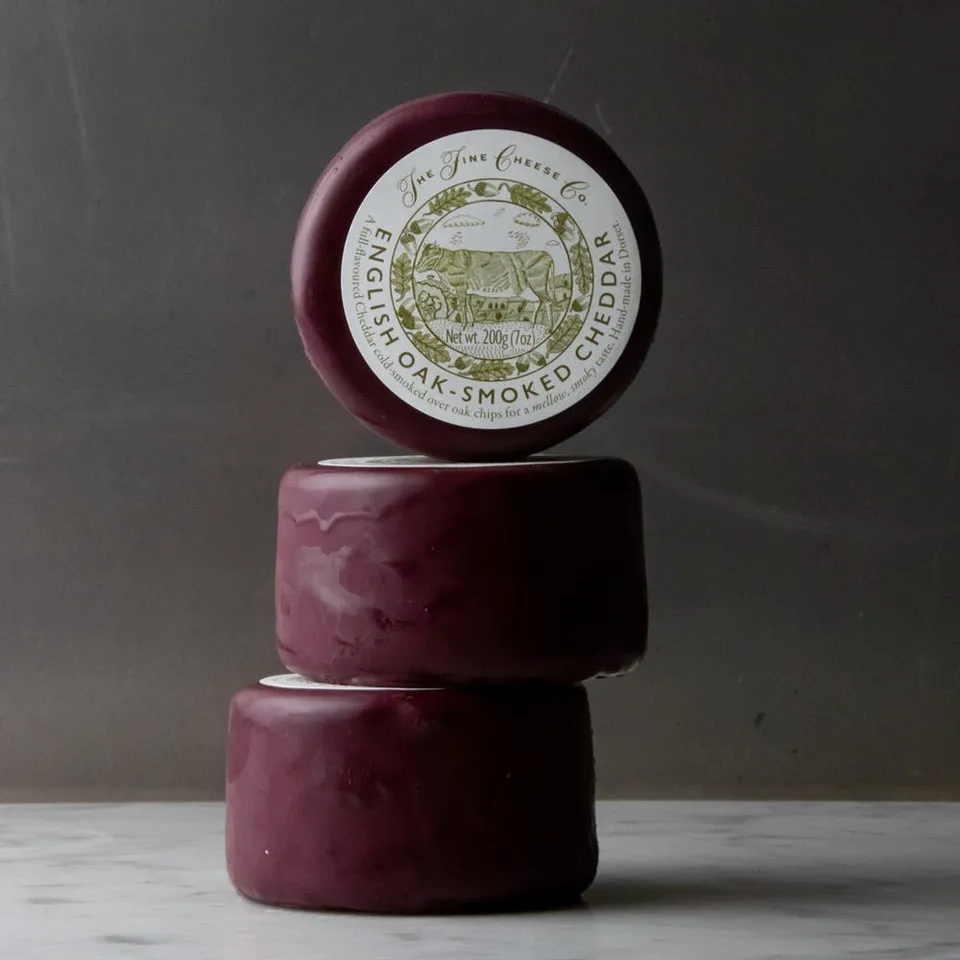 The Fine Cheese Co. Cheddar Fumé au Chêne 200g Affiné