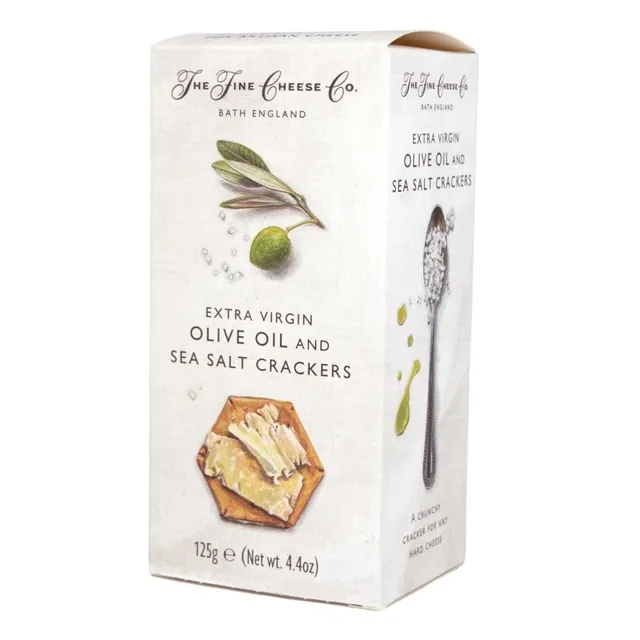 The Fine Cheese Co. crackers huile d’olive et sel marin 125 g