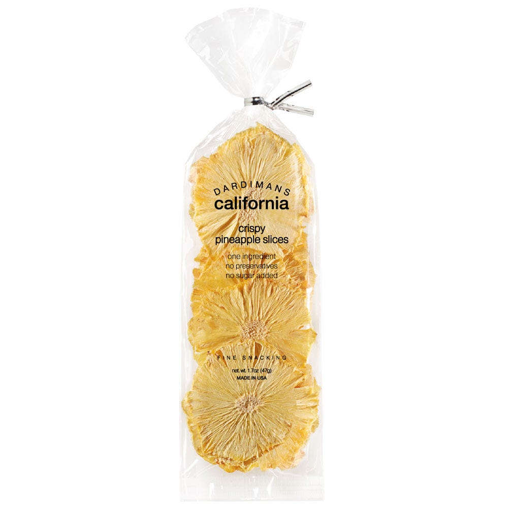 Dardiman Pineapple Crisps chips ananas séché 47g