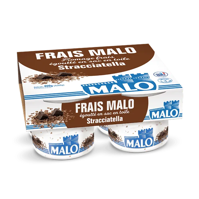 Malo Les Fromages frais fromage frais Stracciatella