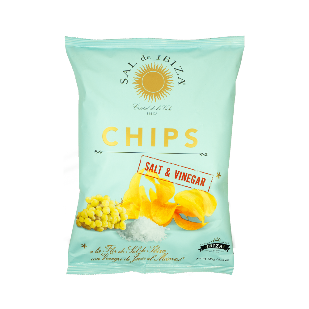The Fine Cheese Co. Pantry Sal de Ibiza chips sel vinaigre 125g