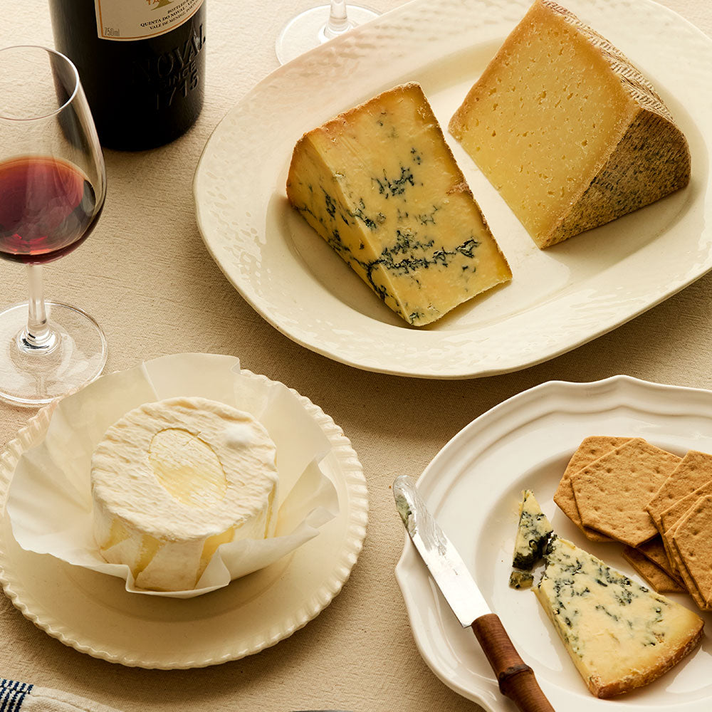 THE FINE CHEESE CO. Timeless Trio Tawny coffret fromages porto