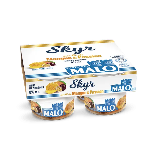 Malo Les Skyrs Skyr 0% Mangue Passion