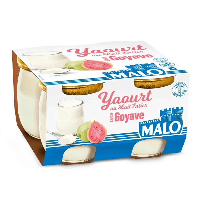 Malo Les Yaourts Yaourt Goyave Lait Entier