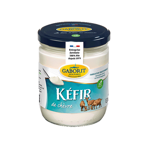 Maison Gaborit Kéfir Chèvre yaourt bio pot 400g onctueux