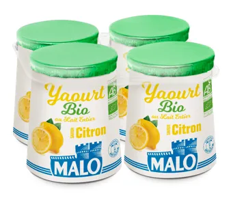 Malo Les Bio Yaourt Bio Citron