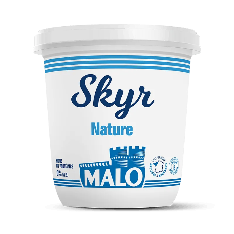 Malo Les Skyrs Skyr 0% nature 850g riche en protéines