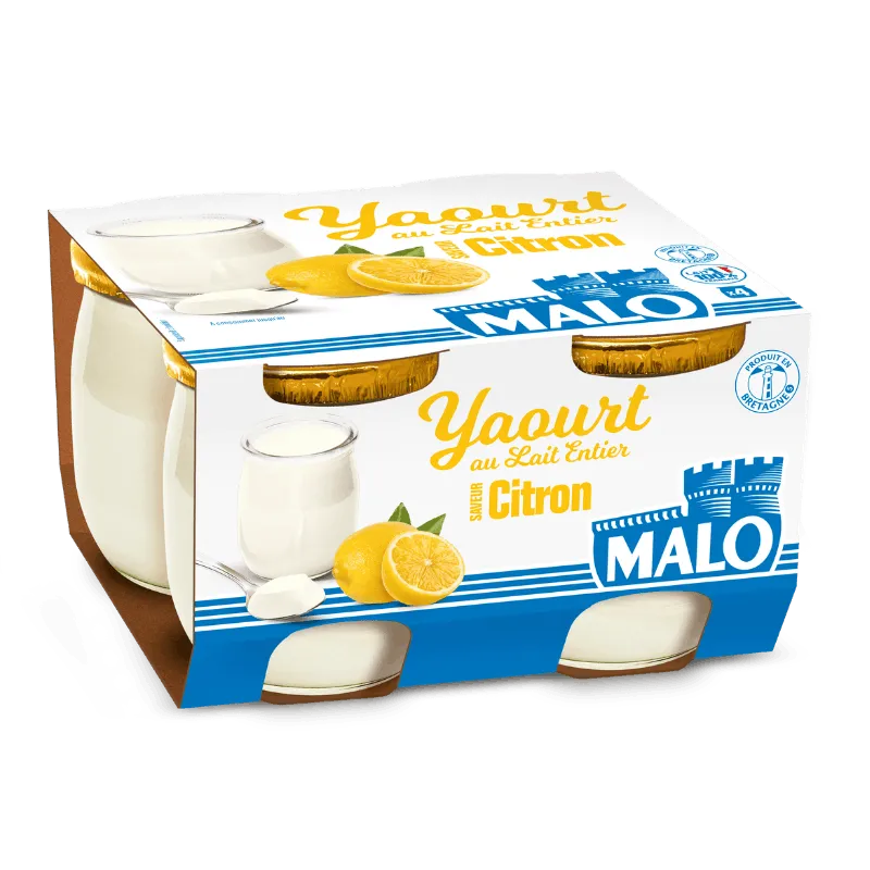 Malo Les Yaourts yaourt parfum citron