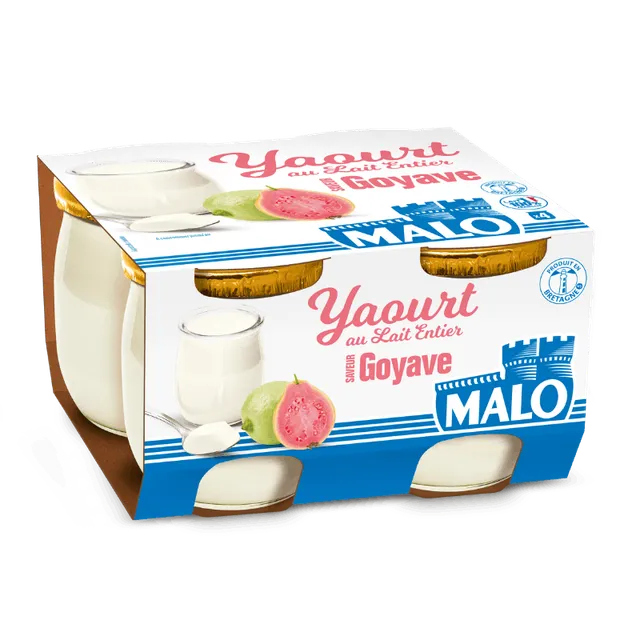 Malo Les Yaourts Lait Entier Goyave yaourt aux fruits