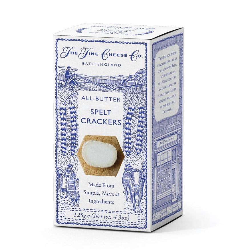 The Fine Cheese Co. All-Butter Spelt crackers beurre 125g