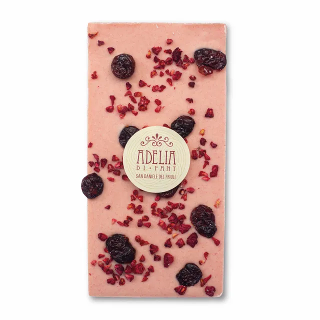 Adelia di Fant tablette chocolat blanc framboise 85g
