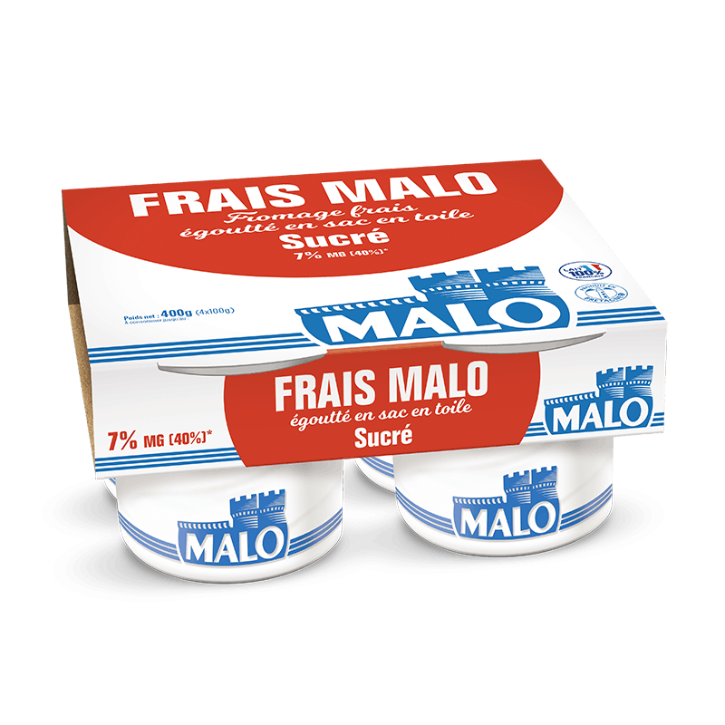 Malo Fromages Frais Sucré 7% Lait Doux