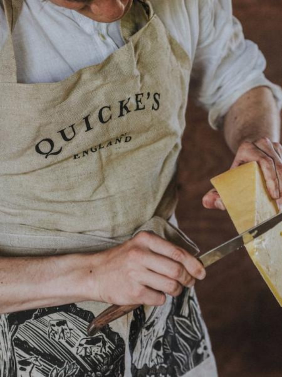 Quicke's Apron tablier cuisine robuste cadeau fromage