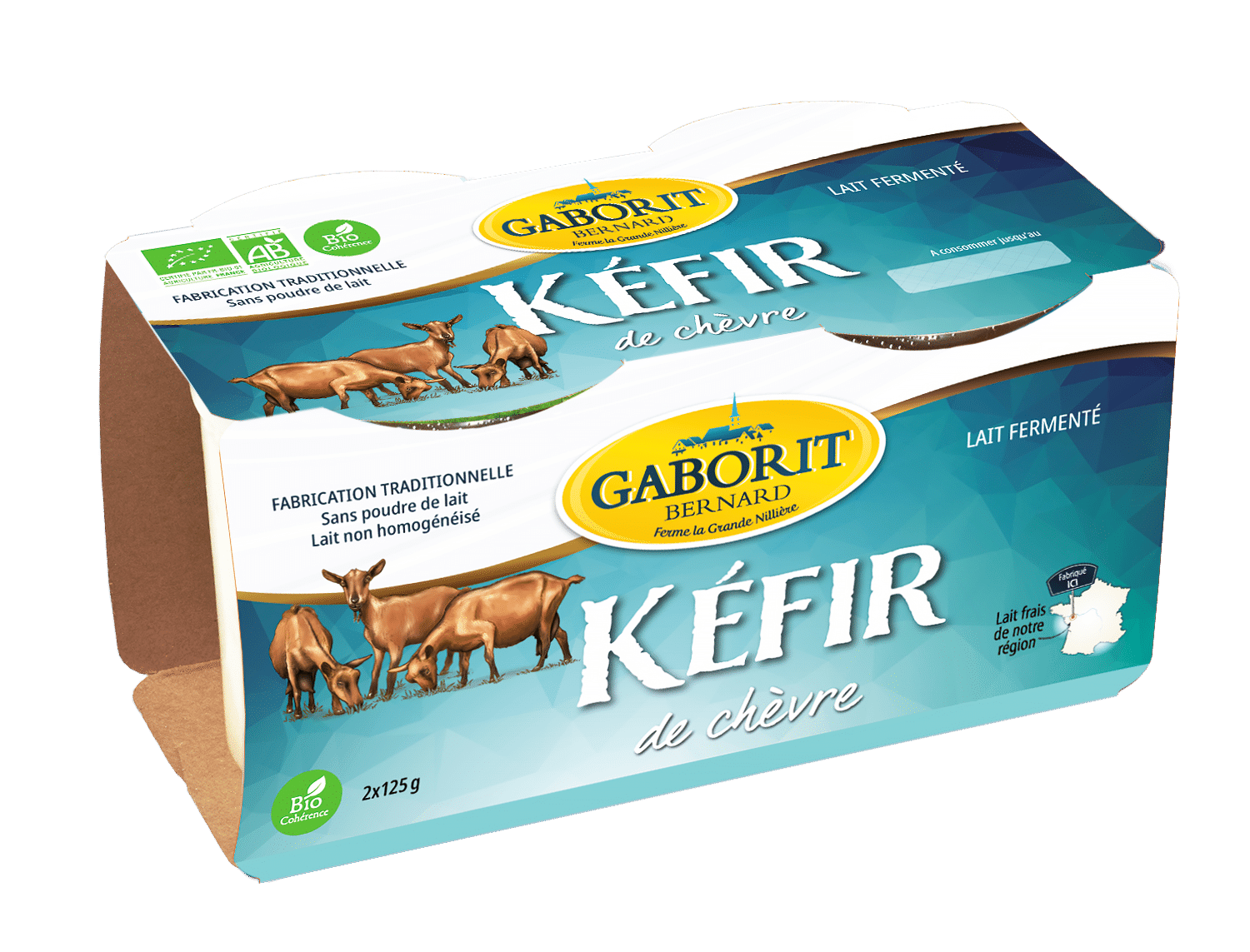 Maison Bernard Gaborit Kéfir de chèvre bio ferments probiotiques