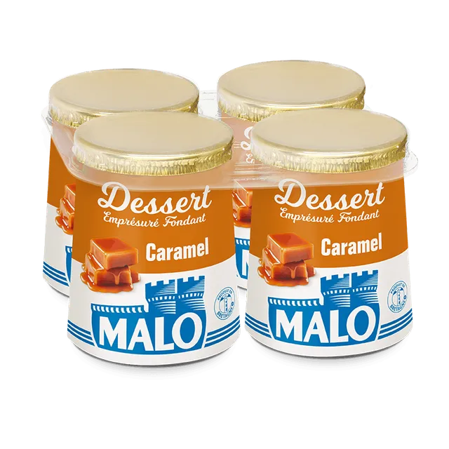 Malo Les Desserts Emprésuré Fondant Caramel dessert lacté