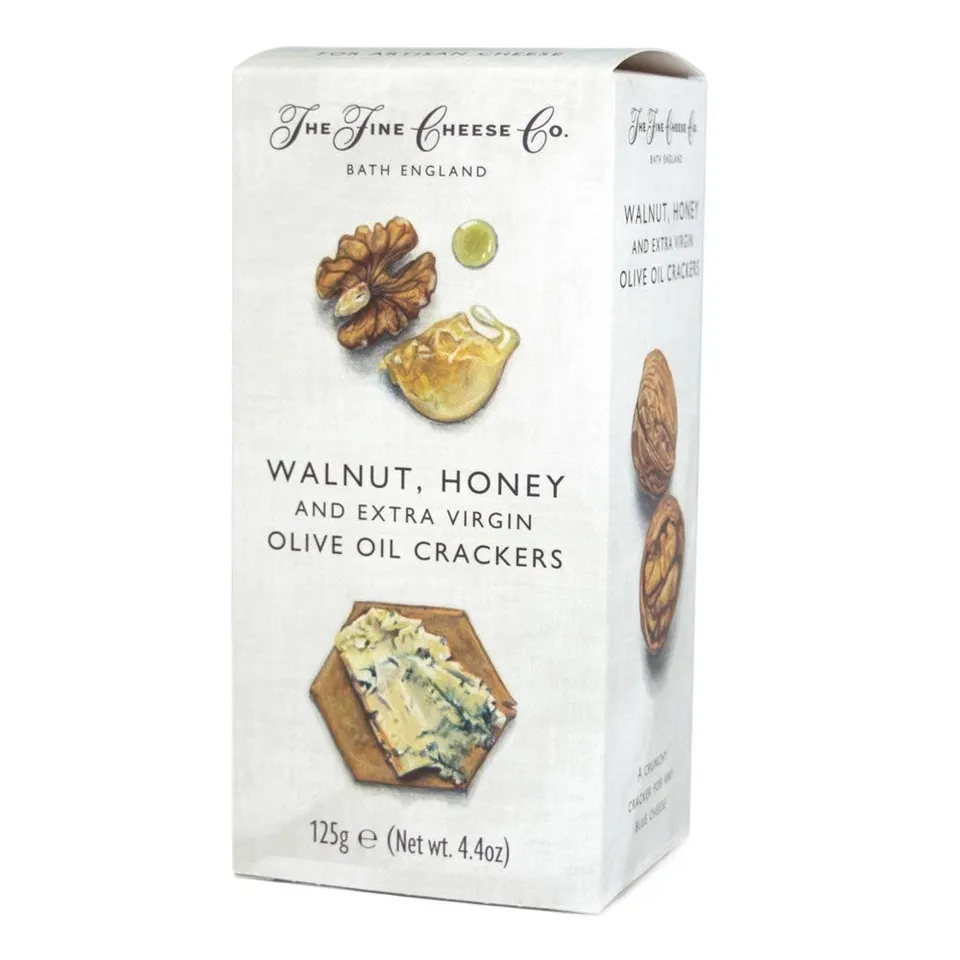 THE FINE CHEESE CO. Crackers noix miel et huile d'olive 125g