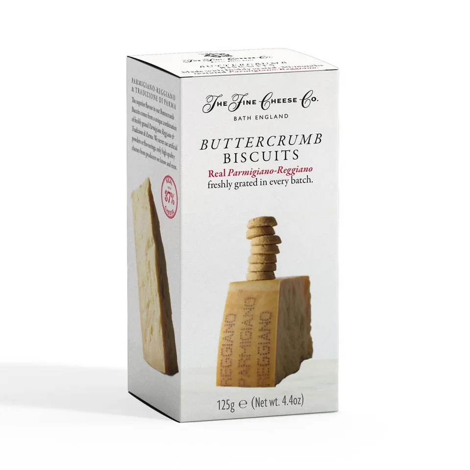 The Fine Cheese Co. Parmigiano-Reggiano biscuits apéritif 125g parmesan