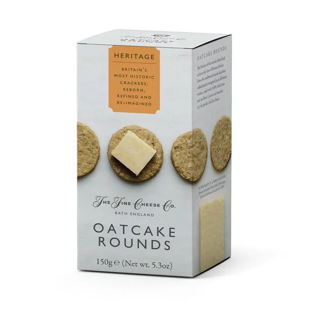 The Fine Cheese Co. Heritage Oatcake crackers avoine 150g beurre