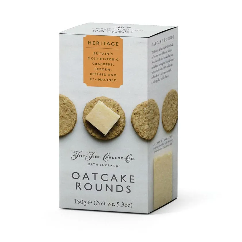 The Fine Cheese Co. Heritage Oatcake crackers avoine 150g beurre