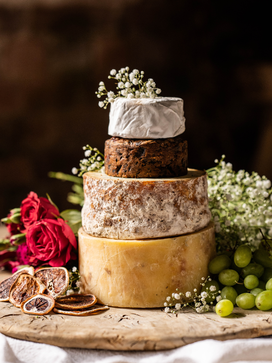 Quicke's Little Down pièce montée fromage mariage 40 pers.