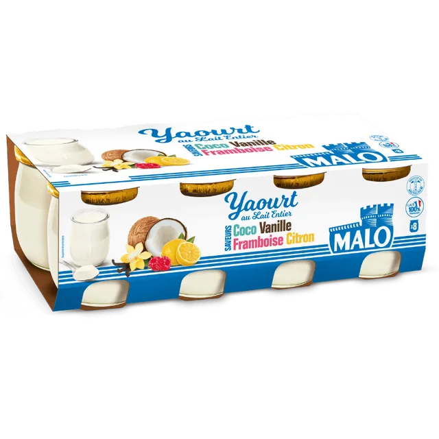 Malo Les Yaourts Panaché yaourt lait entier