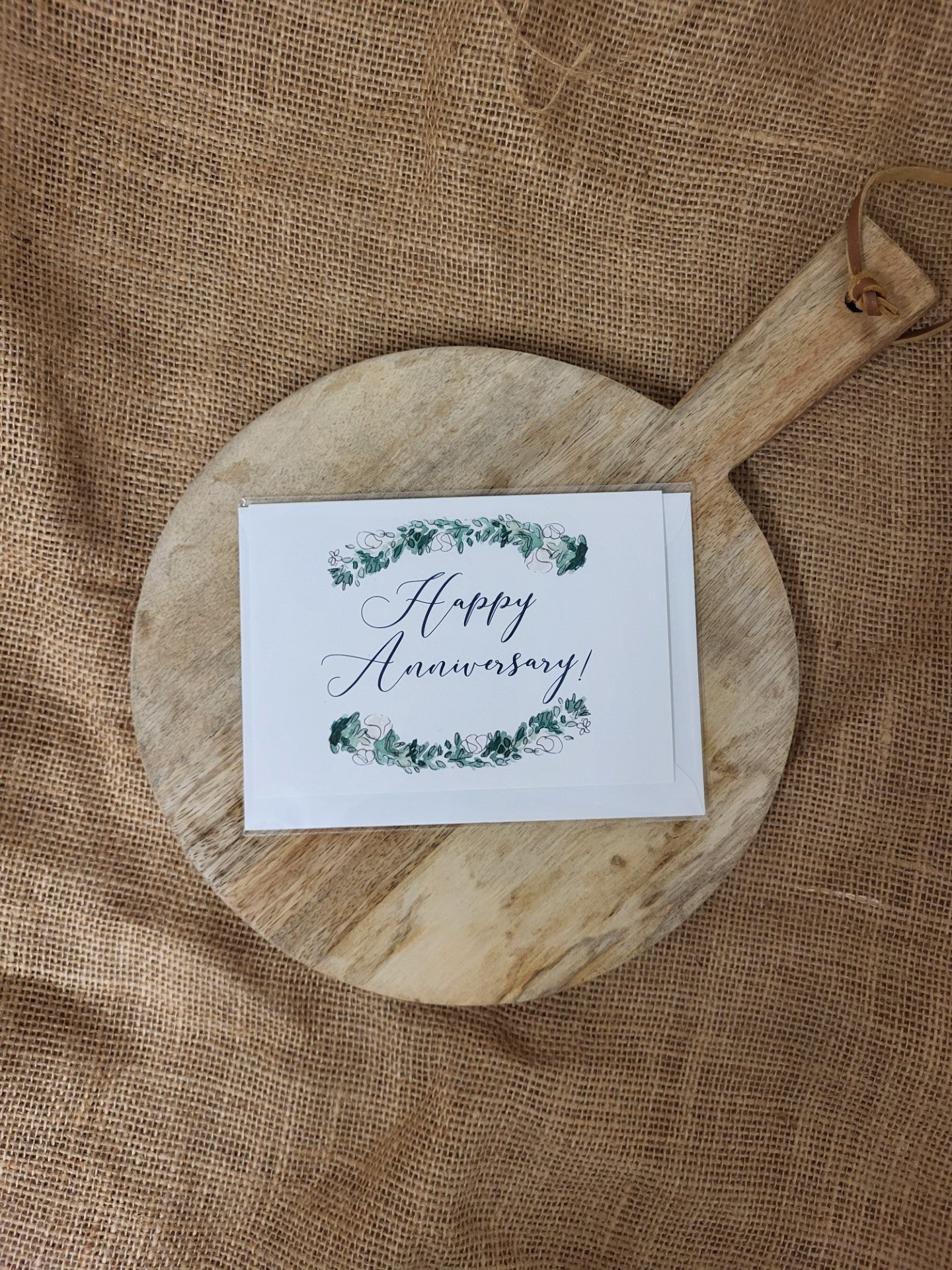 Doodling Lucy carte anniversaire florale A6 fromage