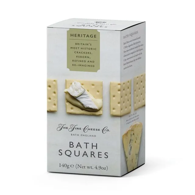 The Fine Cheese Co. Heritage Bath Squares crackers 140g