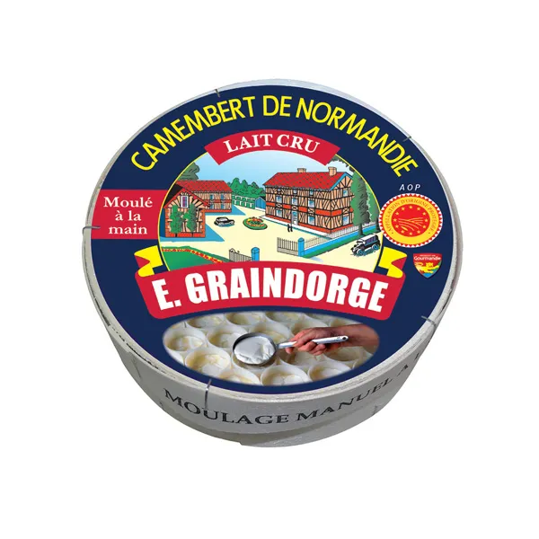 Graindorge Camembert de Normandie AOP fromage lait cru 250g